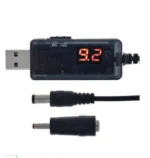 Кабель USB-DC для роутера 9V/12V с переключателем. USB преобразователь напряжения DC от 5 до 9-12V - Зображення 6