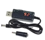 Кабель USB-DC для роутера 9V/12V с переключателем. USB преобразователь напряжения DC от 5 до 9-12V