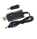 Кабель USB-DC для роутера 9V/12V с переключателем. USB преобразователь напряжения DC от 5 до 9-12V - Зображення 7