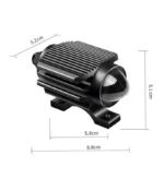 Світлодіодна двоколірна фара Moto LED Mini далекого / ближнього для мотоцикла, мопеда, скутера. Білий Жовтий - Зображення 8