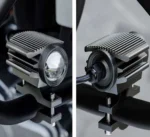 Світлодіодна двоколірна фара Moto LED Mini далекого / ближнього для мотоцикла, мопеда, скутера. Білий Жовтий - Зображення 10