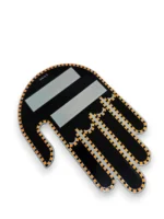 Табличка Підсвічування автомобільна LED долоня на заднє скло Жовта - Зображення 2