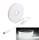 Світлодіодна стрічка COB 5V LED USB світильник з вимикачем 5 метрів з регулюванням яскравості
