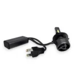 Автомобільні світлодіодні лампи з цоколем H4 модель X5 100W 9-32V 15000Lm 6000K комплект - Зображення 5