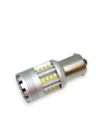 Світлодіодна лампа з цоколем 1156 BA15s P21W 24 SMD 2020 10-30V 24W 2800 Lm з обманкою Біле світло - Зображення 2