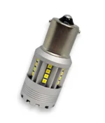Світлодіодна лампа з цоколем 1156 BA15s P21W 24 SMD 2020 10-30V 24W 2800 Lm з обманкою Біле світло