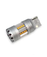 Світлодіодна лампа 7440 T20 W21W 24 SMD 2020 10-30V 24W 2800 Lm з обманкою Жовте світло