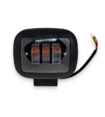 Світлодіодна двокольорова балка, додаткова фара 30W 3 лінзи метал Білий/Жовтий світло - Зображення 5