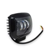 Світлодіодна двокольорова балка, додаткова фара 30W 3 лінзи метал Білий/Жовтий світло - Зображення 2