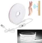 Світлодіодна стрічка COB 5V LED USB світильник із сенсором руху 5 метрів Біле світло