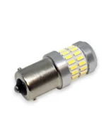 Світлодіодна лампа з цоколем 1156 BA15s P21W 12-24V 36W 36SMD 4014 + 1SMD 3030 Біле світло - Зображення 3