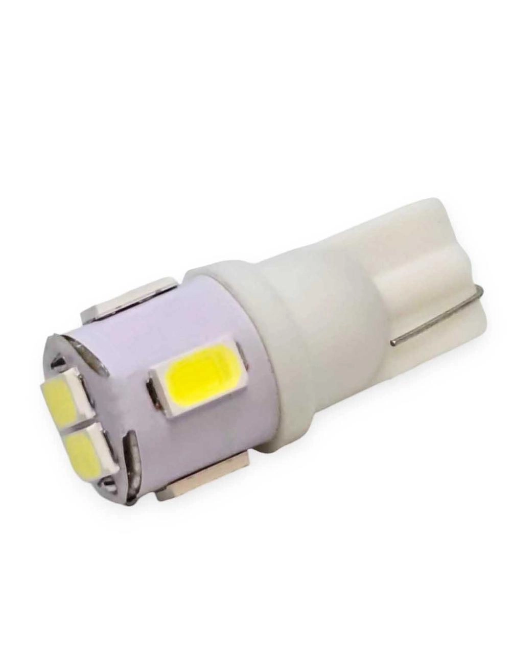 6290253706_svitlodiodna-lampa-t10 Світлодіодна лампа Т10 (W5W) 10SMD 5630 12V 6000K Білий - Зображення 1