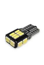 Світлодіодна лампа Т10 W5W  24SMD 4014 12V з обманкой Біла - Зображення 2