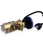 LED лінзи Н4 Bi LED Lens H4 140W 45000Lm Біле світло з вентилятором - Зображення 3