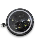 Універсальна світлодіодна фара 7 дюймів Led фара DRL ДХО з ангельськими очками 1шт. - Зображення 8