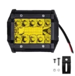 Світлодіодна балка (додаткова фара) 60W 0 Led 3030 60W 9,8см 3000K Жовте світло