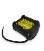 Світлодіодна балка (додаткова фара) 60W 0 Led 3030 60W 9,8см 3000K Жовте світло - Зображення 3