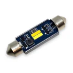 Двоколірна світлодіодна лампа C5W Festoon 2SMD 1860 12V 41мм з обманкою Біле Жовте світло - Зображення 5