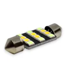 Двоколірна світлодіодна лампа C5W Festoon 12SMD 3030 12V 36мм з обманкою Біле Жовте світло - Зображення 3