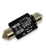 Двоколірна світлодіодна лампа C5W Festoon 12SMD 3030 12V 36мм з обманкою Біле Жовте світло - Зображення 2
