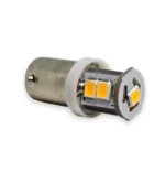 Світлодіодна лампа T4W 7SMD 2835 12V 4300К Жовте світло - Зображення 4