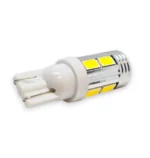 Світлодіодна лампа Т10 (W5W) 10SMD 5630 з лінзою 12V Тепле біле світло - Зображення 5