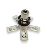 Світлодіодна лампа з цоколем 1156 BA15s P21W 540SMD 352812V Біла - Зображення 2