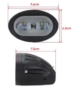 Світлодіодна балка (фара) 2 LED 20 W 6D Біле світло - Зображення 4