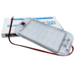 Світлодіодний ліхтар у салон 12-24V 48 LED освітлення багажника на двохст. скотчі панель підсвічування з кнопкою