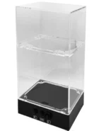 Демонстраційний стенд бокс для презентації тестування лінзи із вбудованим акумулятором