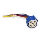 Роз'єм для додаткового 5 контактного реле, тримач 5pin реле з проводом керамічний