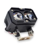 Світлодіодна двокольорова фара Moto LED Mini  12-85V 2300Lm для мотоцикла скутера Білий Жовтий - Зображення 2