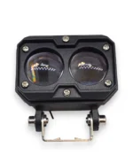 Світлодіодна двокольорова фара Moto LED Mini  12-85V 2300Lm для мотоцикла скутера Білий Жовтий - Зображення 3