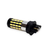Світлодіодна лампа з цоколем PW24W 54SMD 3014 12V Біла з обманкою - Зображення 4