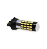 Світлодіодна лампа з цоколем PW24W 54SMD 3014 12V Біла з обманкою - Зображення 3