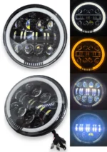 Світлодіодні фари 7 дюймів ВАЗ 2101, НИВА, Тайга УАЗ 469 ГАЗ 24, Хаммер, F Cruiser Лінза з поворотом 12-24V