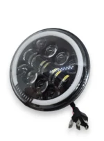 Світлодіодна фара 7 дюймів ВАЗ 2101, НИВА, Тайга УАЗ 469 ГАЗ 24, Хаммер, F Cruiser Лінза з поворотом 12-24V - Зображення 5