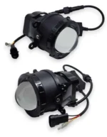 Противотуманні фари Білий+Жовтий BI-LED  70W LED Renault, Ford, Peugeot Лінза 3,5 дюйми