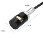 Підсвічування номерного знака LED лампи на болті Орлине око 1SMD 12V Біле світло 1шт - Зображення 10