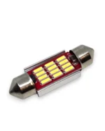 Світлодіодна лампа C5W Festoon 12SMD 4014 12-24V 36 мм з обманкою Біле світло - Зображення 3