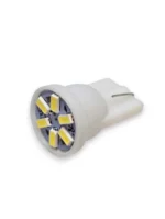 Світлодіодна лампа Т10 (W5W) 6 SMD 3014 12V Біле світло Преміум