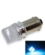 Світлодіодна лампа T4W 3SMD 2835 3D Синій 12V з матовою лінзою