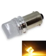 Світлодіодна лампа T4W 3SMD 2835 3D Жовте світло12V з матовою лінзою