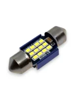 Світлодіодна лампа C5W Festoon 12SMD 2016 12V 31мм з обманкою Біле світло