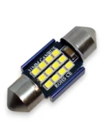 Світлодіодна лампа C5W Festoon 12SMD 2016 12V 31мм з обманкою Біле світло - Зображення 2