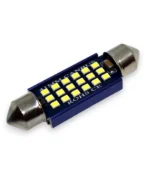 Світлодіодна лампа C5W Festoon 18SMD 2016 12V 41мм з обманкою Біле світло