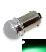 Світлодіодна лампа T4W 1SMD Зелене світло 12V з матовою лінзою