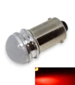Світлодіодна лампа T4W 1SMD Червоне світло 12V з матовою лінзою