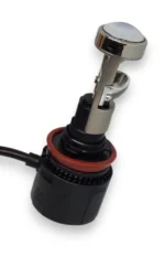 Світлодіодні міні лінзи. Led лінза цоколь H11 8SMD 56W 5700К з вентилятором  комплект - Зображення 5