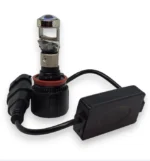 Світлодіодні міні лінзи. Led лінза цоколь H11 8SMD 56W 5700К з вентилятором  комплект - Зображення 8